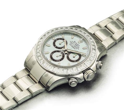 Rolex. A very fine platinum and diamond